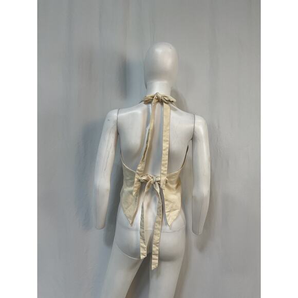 Lovers And Friends X 'Maggie' Cream Cotton Macdonald Miranda Vest Size XS - Picture 3 of 5